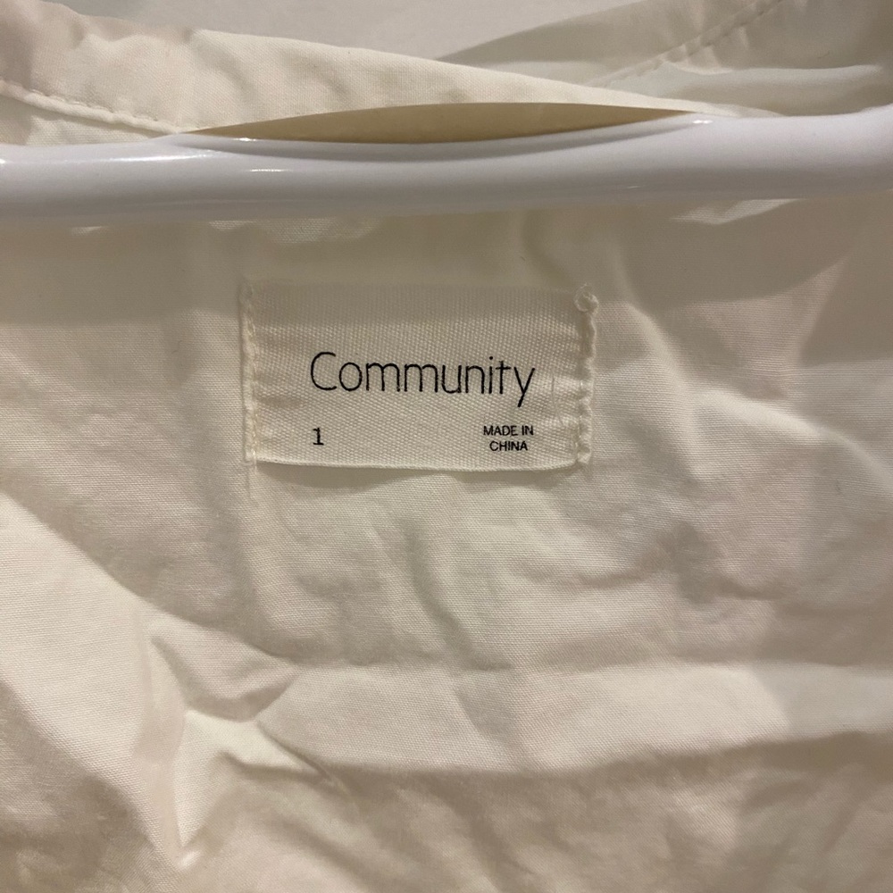 Women’s community oversized white shirt size 1 - Picture 2 of 4